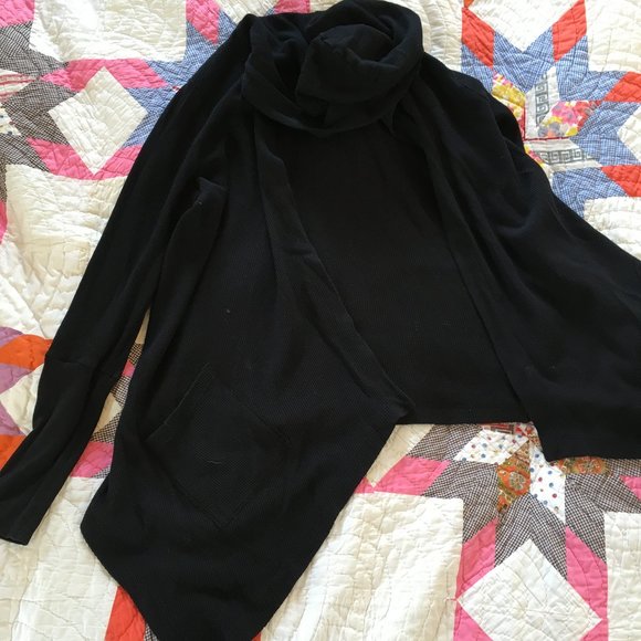 Splendid, hooded, open front cardigan - Picture 5 of 5